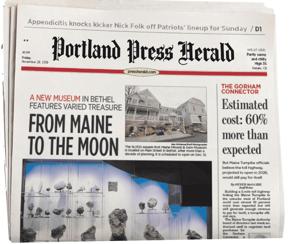 Portland Press Herald's Restaurant Critic is Noughty Ambassador!