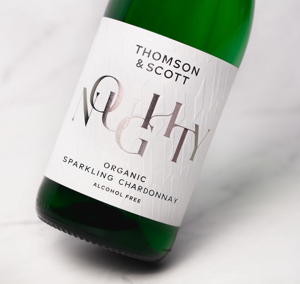 Noughty Alcohol-Free Sparkling Chardonnay | Thomson & Scott – Noughty ...